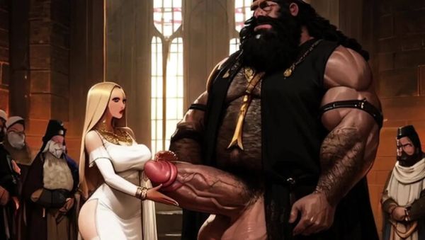 Big Black Warriors Ravage European Maidens in Medieval Castle - xxxfiles.com - Britain on freevids.org